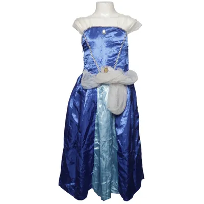 Fancy dress (Blue, White) from Yimeiyibei Polyester