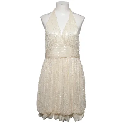 Halterneck-kjole (Beige) fra Rocha John Rocha