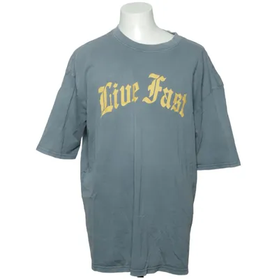 T-shirt (Grijs, Geel) van Lfdy Katoen