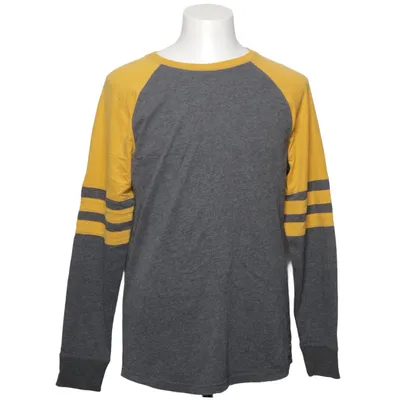 Baseball T-shirt (Gray, Yellow) from Kolby Cotton
