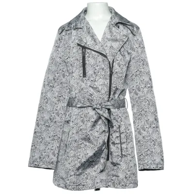 Coat (Black, White) from IKKS Polyester