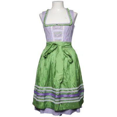 Dirndl (Grøn, Lilla, Hvid) fra Country Line Bomuld, Polyamid, Polyester