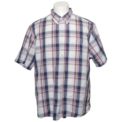 Kortärmad skjorta (Vit, Blå, Röd) från New England Bomull, Polyester
