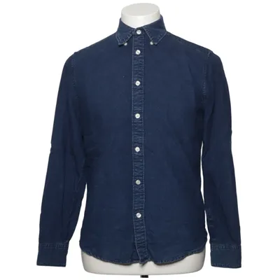 Denim blouse (Blauw) van East West Katoen