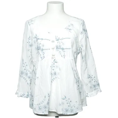 Blouse (Blanc, Bleu) de Odd Molly Coton