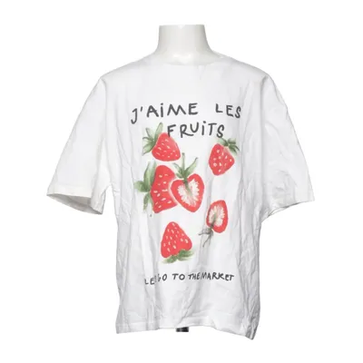 T-shirt (Vit, Röd, Grön) från Zara Bomull