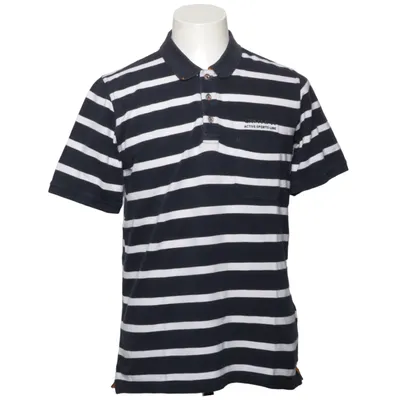 Poloshirt (Blauw, Wit) van Casamoda Katoen