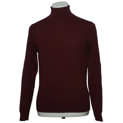 Rollkragenpullover (Rot) von Morris Heritage Merinowolle