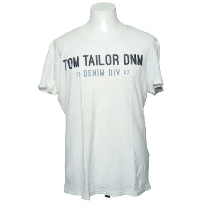 T-shirt (Blanc) de Tom Tailor Denim Coton
