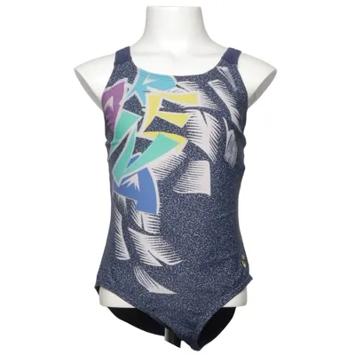 Badpak (Funny Letters Jr V Back) van Arena Elastaan, Polyamide, Polyester