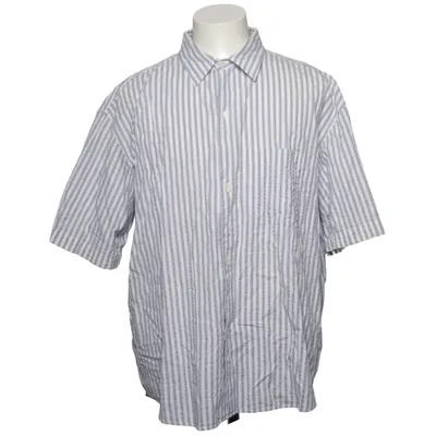Chemise à manches courtes (Bleu, Blanc) de Mfpen Coton