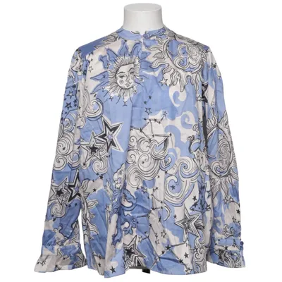 Blus (Blå, Flerfärgad) från Milano Italy Bomull