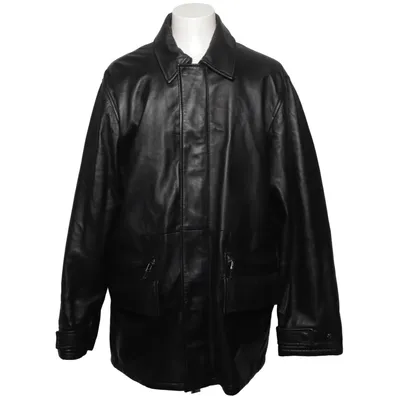 Veste en cuir (Noir) de Luca D'Altieri Cachemire, Laine, Cuir