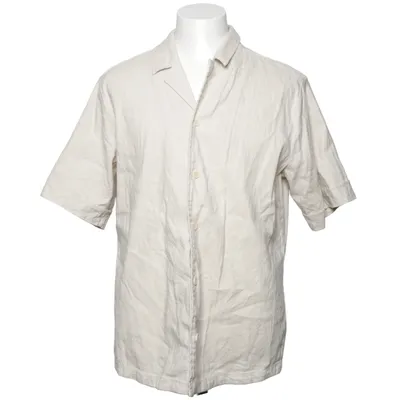 Chemise à manches courtes (Beige) de Magasin Du Nord Élasthane, Lin, Coton biologique