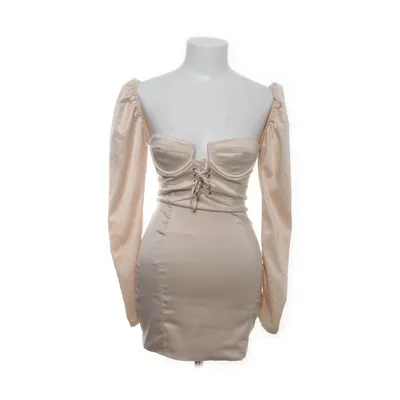 Kjole (Beige) fra Oh Polly Elastan, Polyester