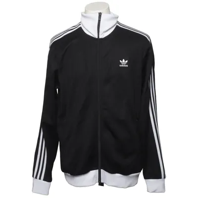 Sports jacket (Black, White) from Adidas Elastane, Recycled cotton, Recycled polyester
