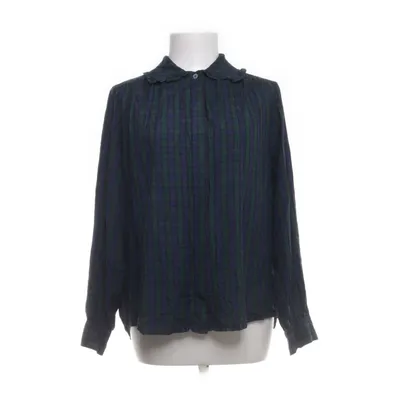 Blouse (Blauw, Groen) van Balloon Zijde