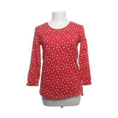 Lange mouwen shirt (Rood, Wit) van Jean Pascale Katoen