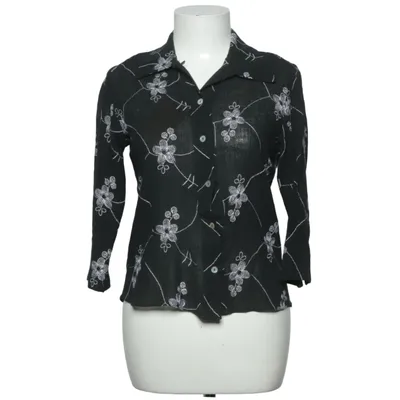 Blouse (Zwart, Wit) van Wallis Katoen