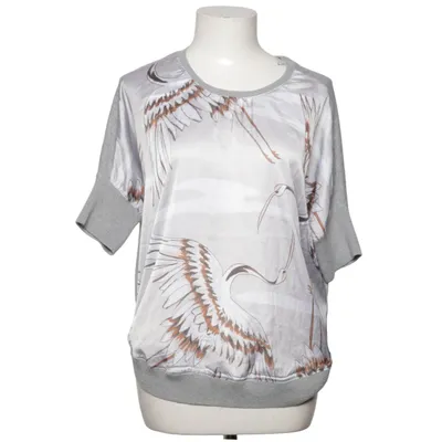 Top (Gray, Brown, White) from Dranella Elastane, Polyester, Viscose