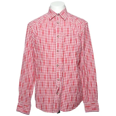 Skjorta (Röd, Vit) från Wiesnkönig Bomull, Polyester