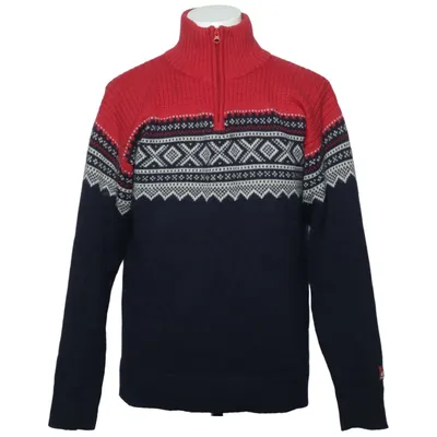 Noorse trui (Blauw, Rood, Wit) van Marius by Ulvang Wol