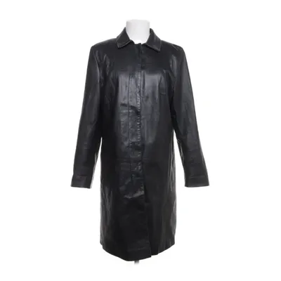 Läderkappa (Svart) från St Michael Skinn, Viskos