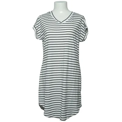 Kjole (Hvid, Sort) fra L.B.C. Viscose