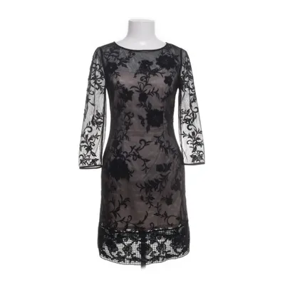 Klänning (Svart, Beige) från Karen Millen Elastan, Polyester, Silke