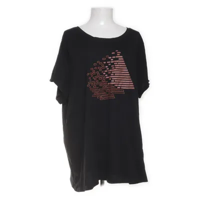 T-shirt (Svart, Röd) från Active by Zizzi Bomull