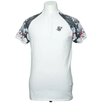 T-shirt (Vit, Flerfärgad) från SikSilk Bomull, Elastan, Polyester