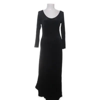 Robe longue (Noir) de Woman Collection H&M Polyamide, Viscose