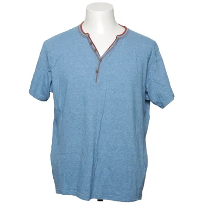 Henley shirt (Blauw) van Izco Katoen