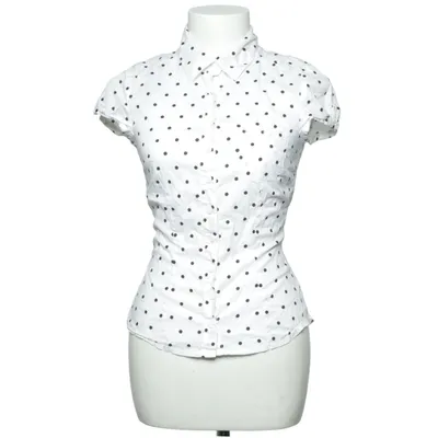 Chemise à manches courtes (Blanc, Noir) de Divided by H&M Coton, Élasthane