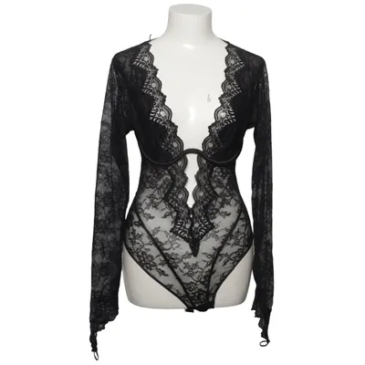 Lingerie body (Black) from Hunkemöller Cotton, Elastane, Polyamide