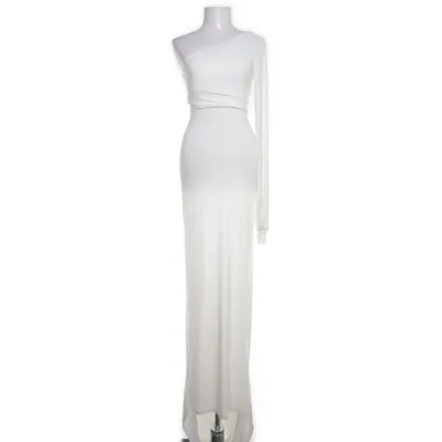 Långklänning (Vit) från Club London Elastan, Polyester