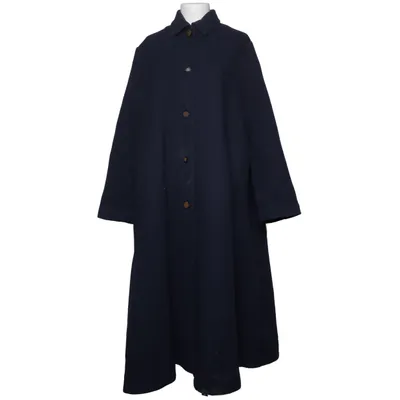 Coat (Blue) from Doppelgänger Cotton, Polyamide, Polyester, Wool