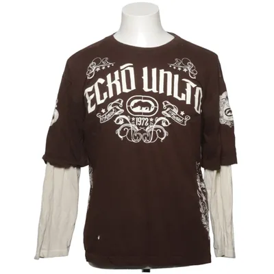 Baseballtrøje (Brun, Beige) fra Ecko Unltd Bomuld