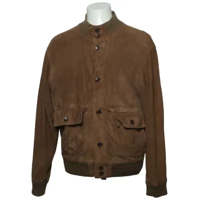 Bomberjack (Bruin, Groen) van Project Leer, Nylon
