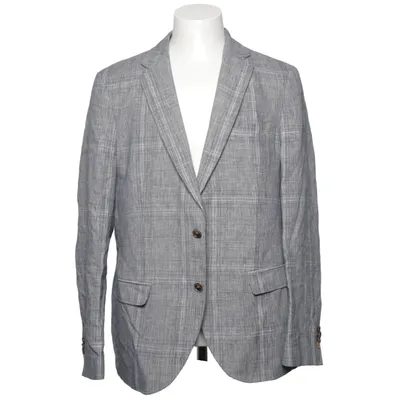 Blazer (Grijs) van Calamar Katoen, Linnen, Polyester