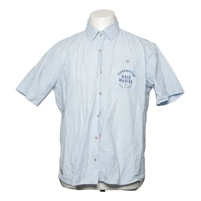 Short sleeve shirt (Blue, White) from Race Marine Cotton