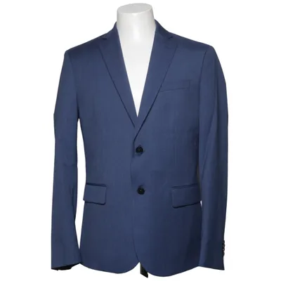 Blazer (Blauw) van Mango Man Polyester, Viscose