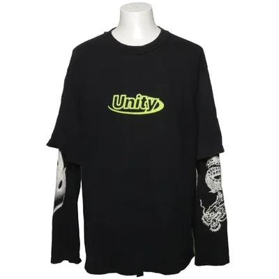 Langærmet t-shirt (Sort) fra H2 by Heron Preston and H&M Bomuld