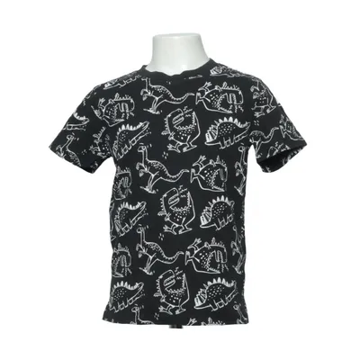 T-shirt (Sort, Hvid) fra Cool Club by SMYK Bomuld