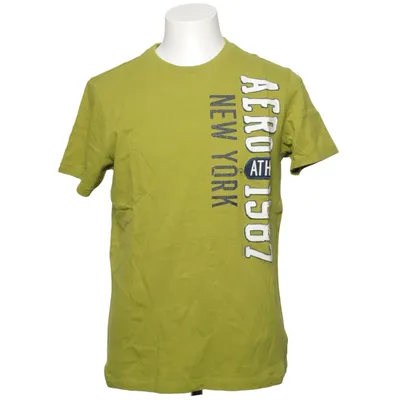 T-shirt (Green) from Aéropostale Acrylic, Cotton, Wool