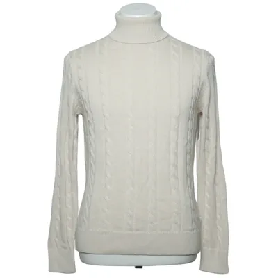 Polotröja (Beige) från Lindbergh White Akryl, Bomull