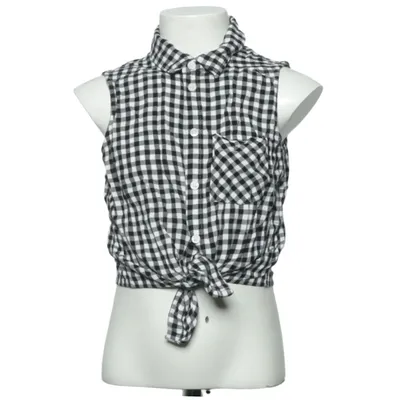 Crop top (Black, White) from H&M Kids Viscose