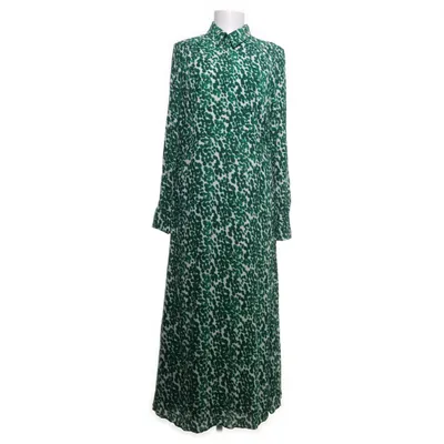 Maxikjole (Grøn, Hvid) fra Second Female Polyester, Viscose, Elastan