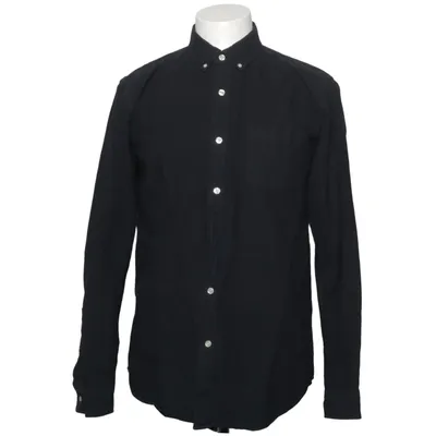 Buttondownskjorte (Sort) fra L'Homme Rouge Bomuld