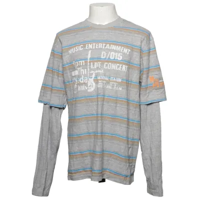 Long sleeve T-shirt (Gray, Blue, Orange) from Blukids Cotton, Viscose